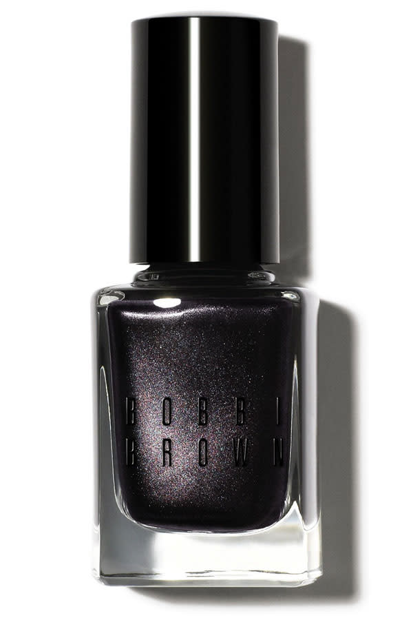 Bobbi Brown Shimmer Nail Polish in Black Pearl