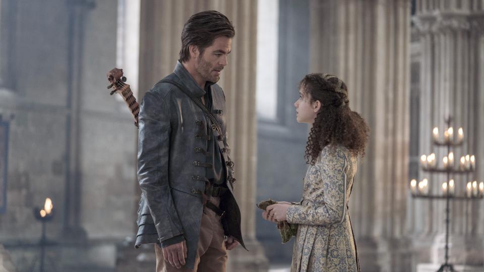 Chris Pine Et Chloe Coleman Dans Une Scène De Dungeons &Amp; Dragons : Honor Among Thieves.  (Photo : Paramount/Avec L'Aimable Autorisation D'Everett Collection)