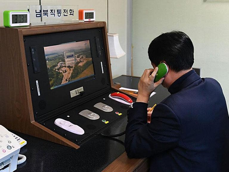 North Korea reopens hotline with South Korea after Donald Trump 'nuclear button' Tweet