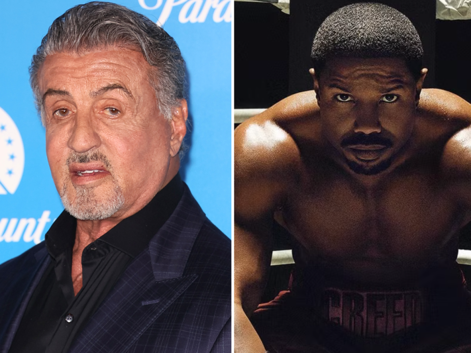 Sylvester Stallone and Michael B Jordan ‘Creed 3’ (Getty Images)
