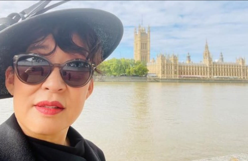 Sandra Oh in London credit:Bang Showbiz