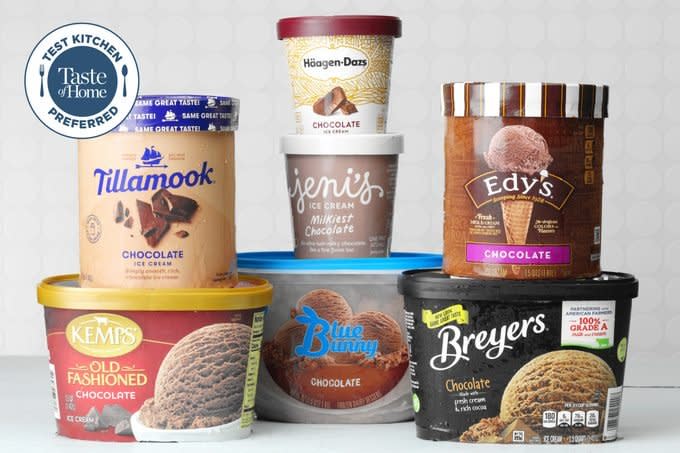 Blue Bunny; Breyers; Haagen Daz; Edy's; Tillmook; Kemp's; Jeni's