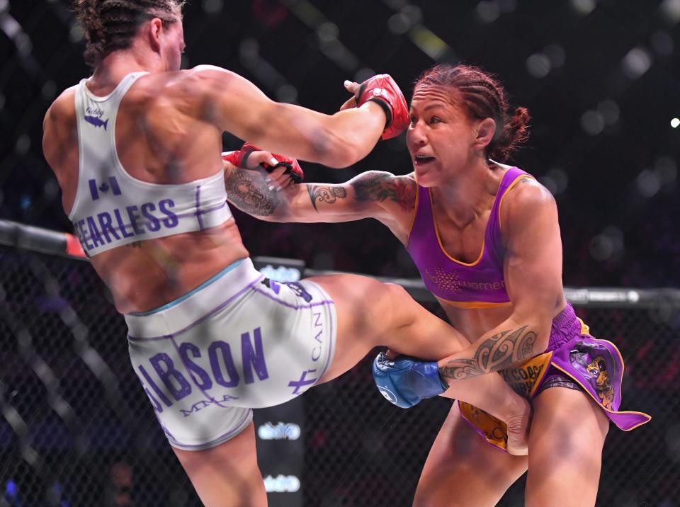 Cris Cyborg has consistently dominated opponents in Bellator MMA.