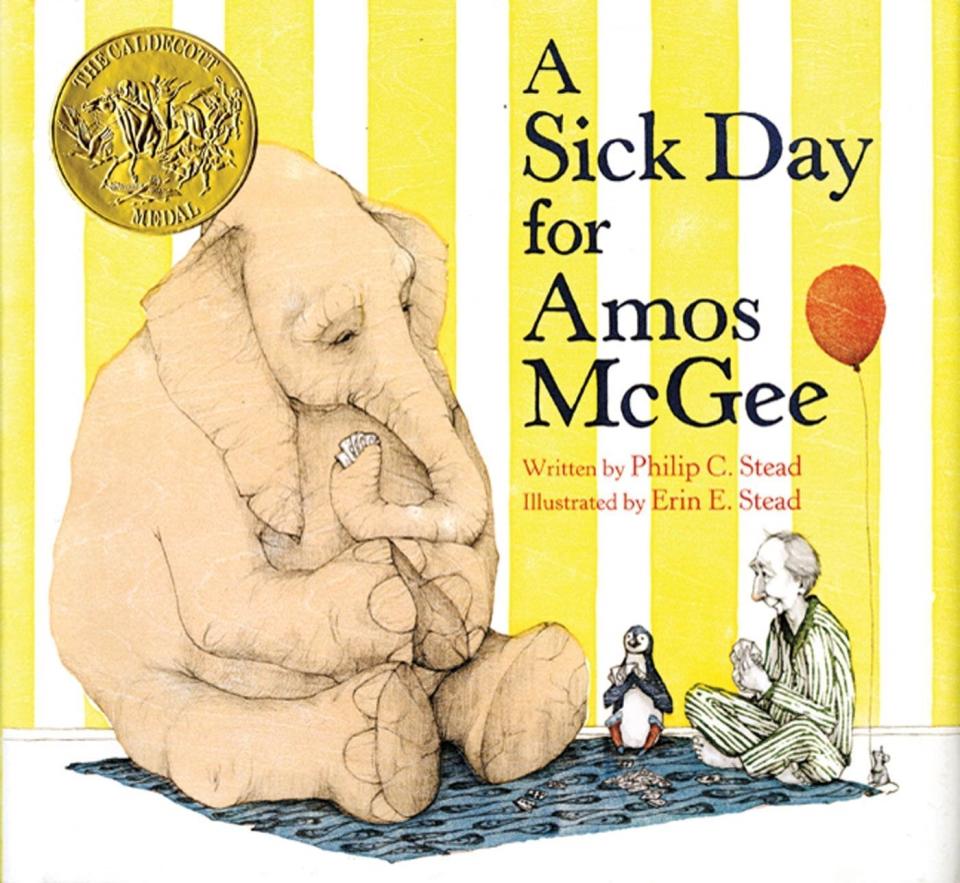 This award-winning book shows the value of selflessness and caring for one another. <i>(Available <a href="https://www.amazon.com/Sick-Day-Amos-McGee/dp/1596434023/" target="_blank" rel="noopener noreferrer">here</a>)</i>