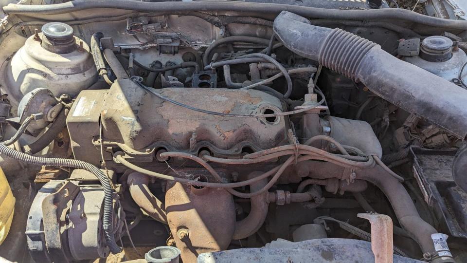 1984 ford escort gold medal edition from phil long ford in colorado junkyard