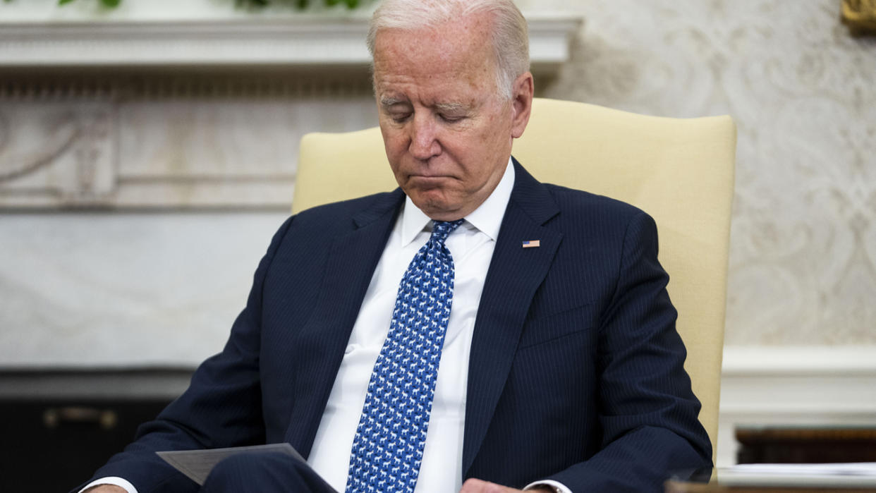 President Biden at the White House on Wednesday.