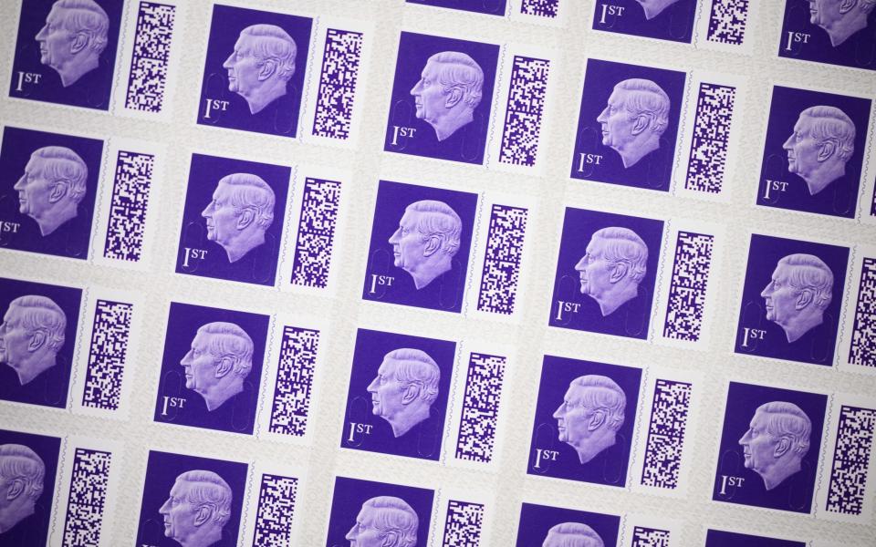 First class stamps will increase in price by 10p to £1.35