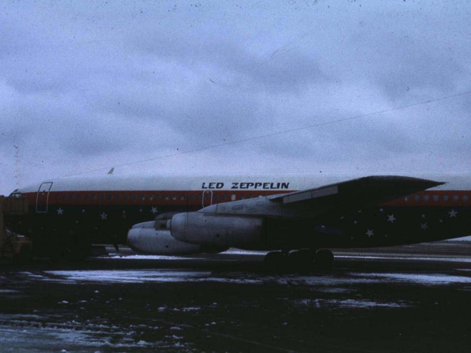 The paint job on the Starship during Led Zeppelin's 1975 tour.