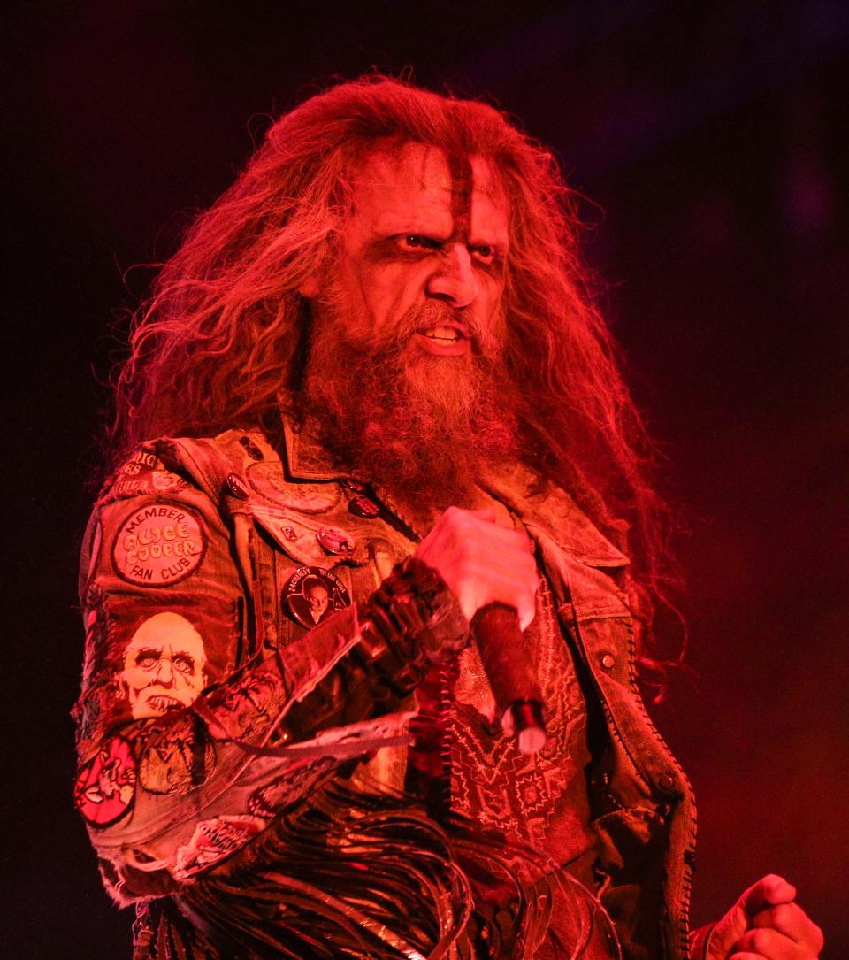 Rob Zombie (pictured) and Alice Cooper bring their Freaks on Parade Tour to Riverbend Music Center on Wednesday.