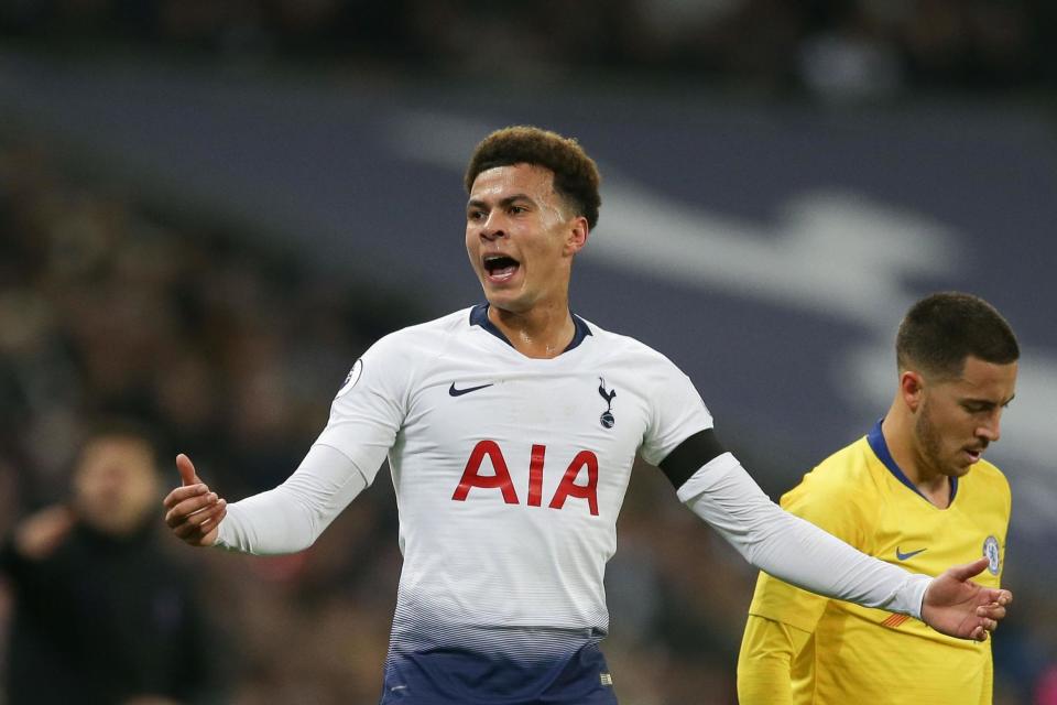 Interested: Dele Alli met Megan Barton Hanson at a club (AFP/Getty Images)