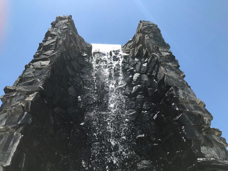 In the Know: After not flowing for a few months after Hurricane Ian, water cascades down the Park Shore fountain in Southwest Florida's Naples Memorial Day weekend, Saturday May 27, 2023.