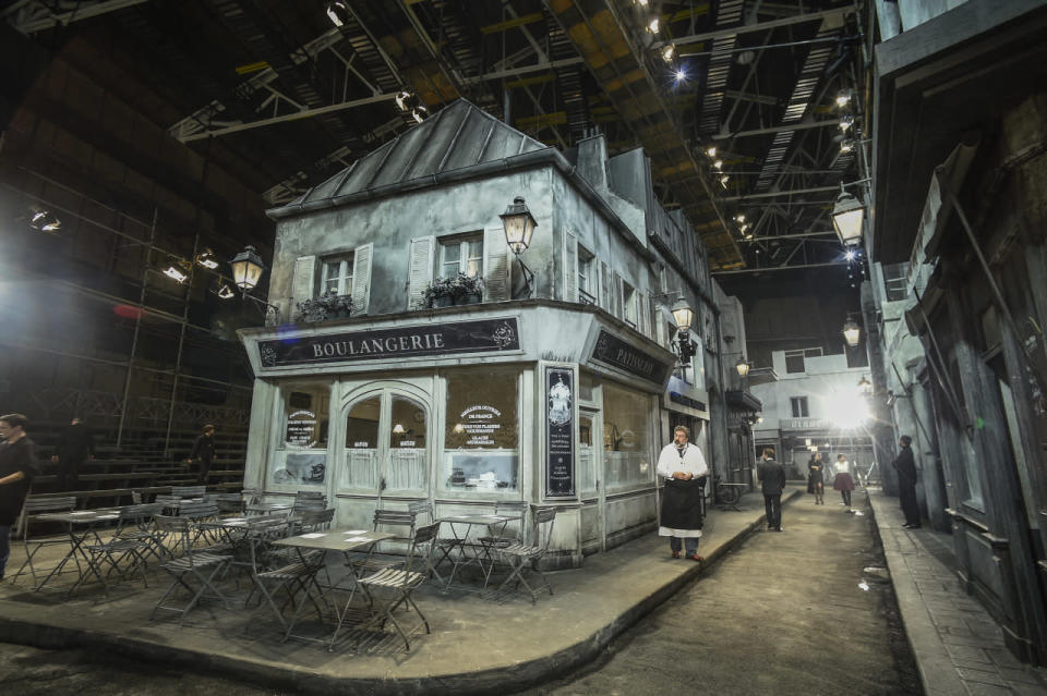 The incredible set at Chanel’s Métiers d'Art show in Rome.