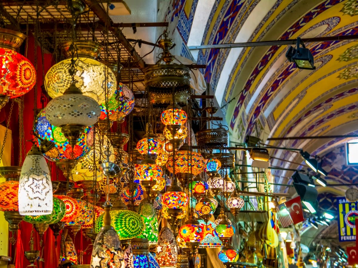 A labyrinth of lamps, rugs and spices in Istanbul’s Grand Bazaar (Getty Images/iStockphoto)
