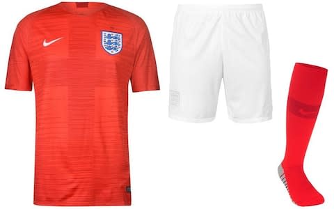 England 2018 World Cup away kit - Credit: Nike