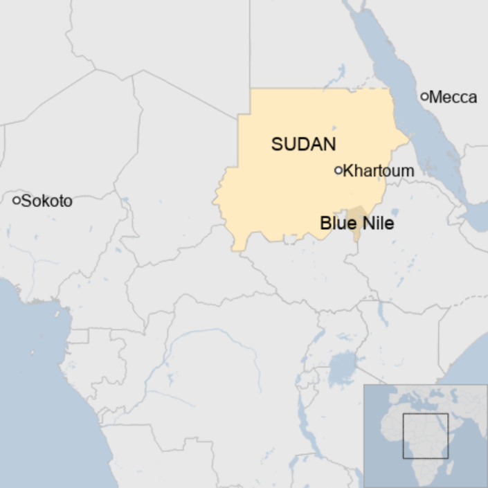 Map: Sudan