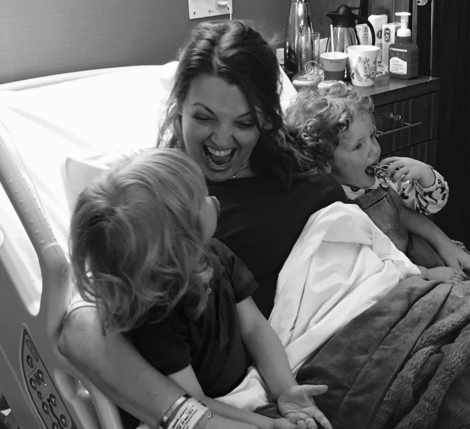 Johannah was also mum to three-year-old twins, Doris and Ernest. Copyright: [Instagram]