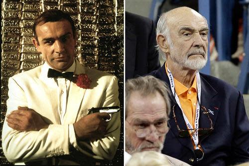 James Bond Actors Then And Now
