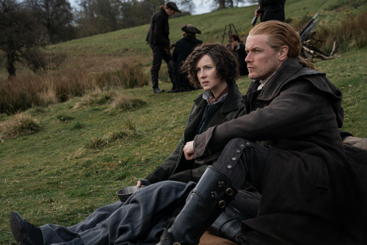 Caitríona Balfe and Sam Heughan - Credit: Starz/Robert Wilson