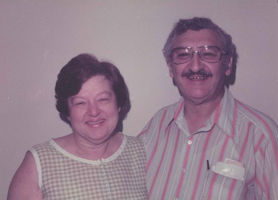 Oscar & Evelyn Overton, late 1970s