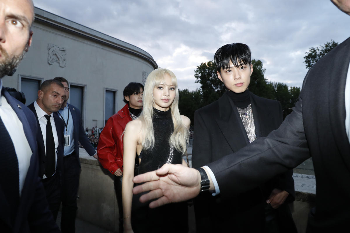 BTS Kim Taehyung and Blackpink s Lisa Cause Chaos at Celine