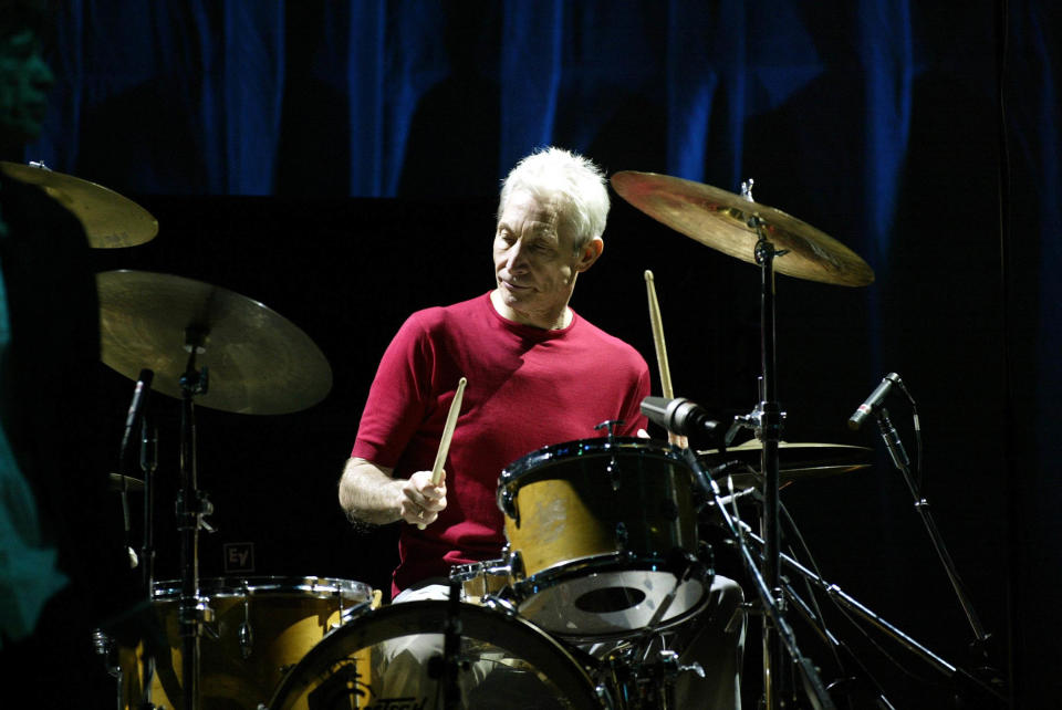 BOSTON - SEPTEMBER 3: British pop star Charlie Watts of the rock group 