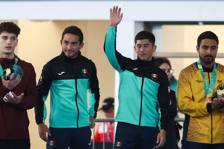 Kevin Berlín y Randal Willars, ganadores de la medalla de oro en plataforma 10m sincronizado masculino