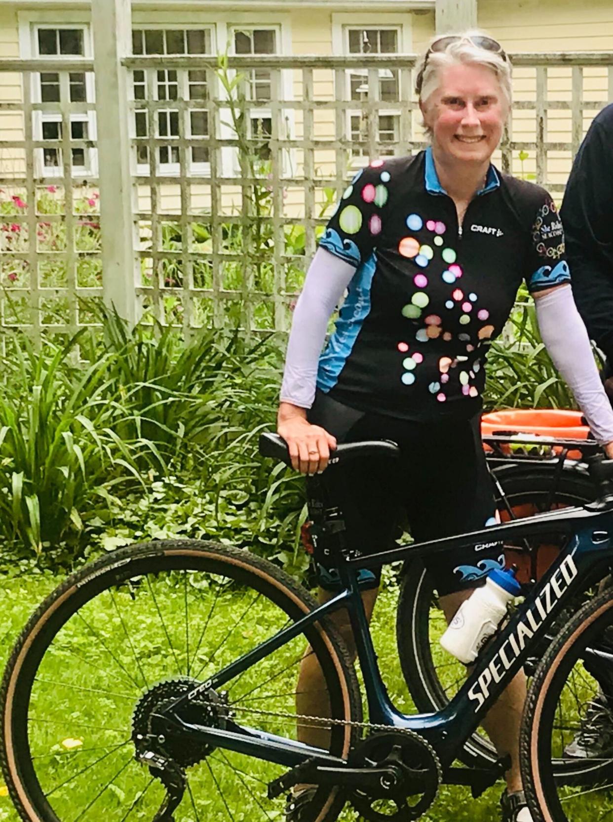 Anne Rugg on the SABR Women's Bike Ride