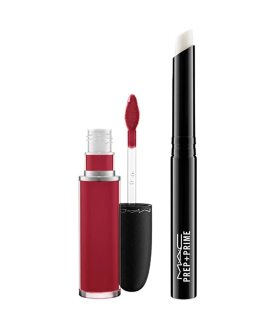 Red-y for Matte Liquid Lip Duo. Image via MAC.