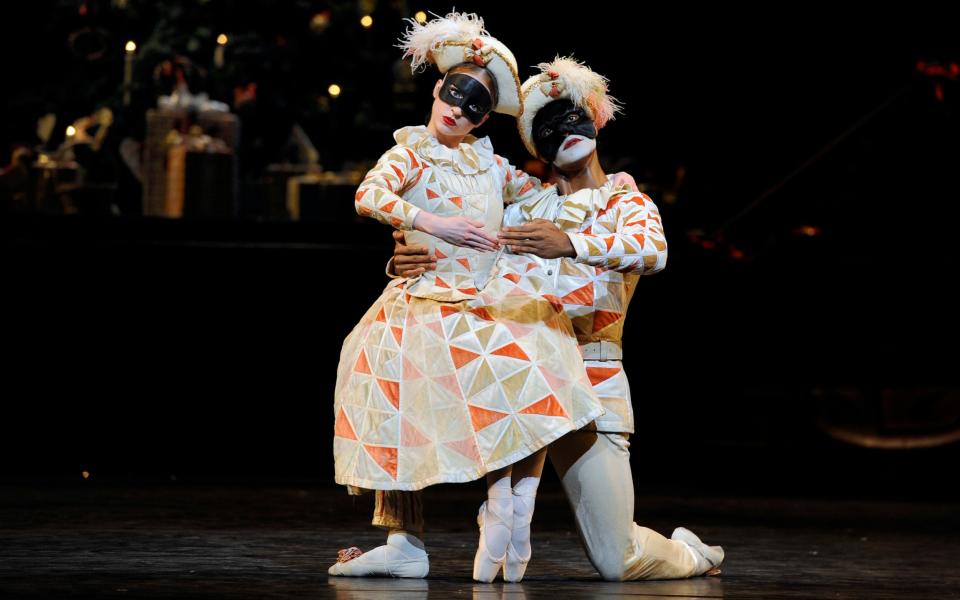 Meaghan Grace Hinkis and Fernando Montano in the Royal Ballet's production of Peter Wright's The Nutcracker at the Royal Opera House Covent Garden - Corbis via Getty Images