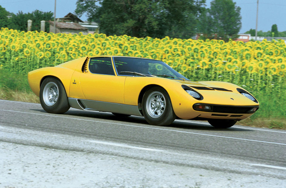 <p>Because the matter is so subjective, no one can categorically state the Lamborghini Miura is the best looking car ever to go into production. But we can perhaps agree that no other has a substantially better claim. But it was more than just a pretty face: by placing its <strong>4-litre V12</strong> engine behind the driver, it was a revolution too that transformed the way supercars would be designed.</p>