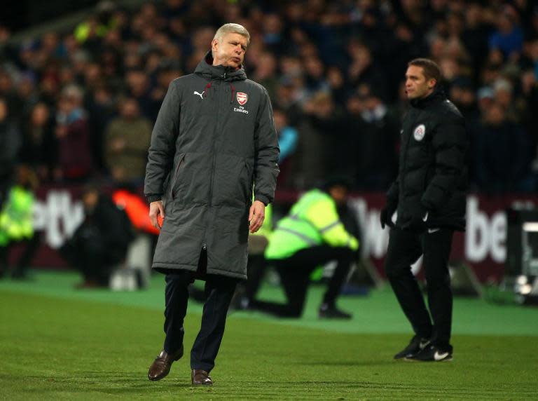 Arsene Wenger bemoans fixture list as Arsenal lose ground in Premier League after West Ham stalemate