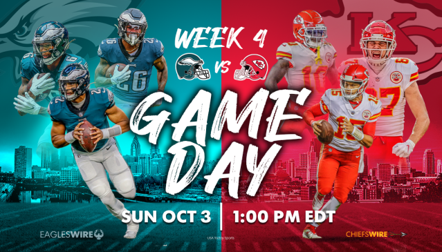 Eagles vs. Chiefs Week 4: How to watch, listen and stream online