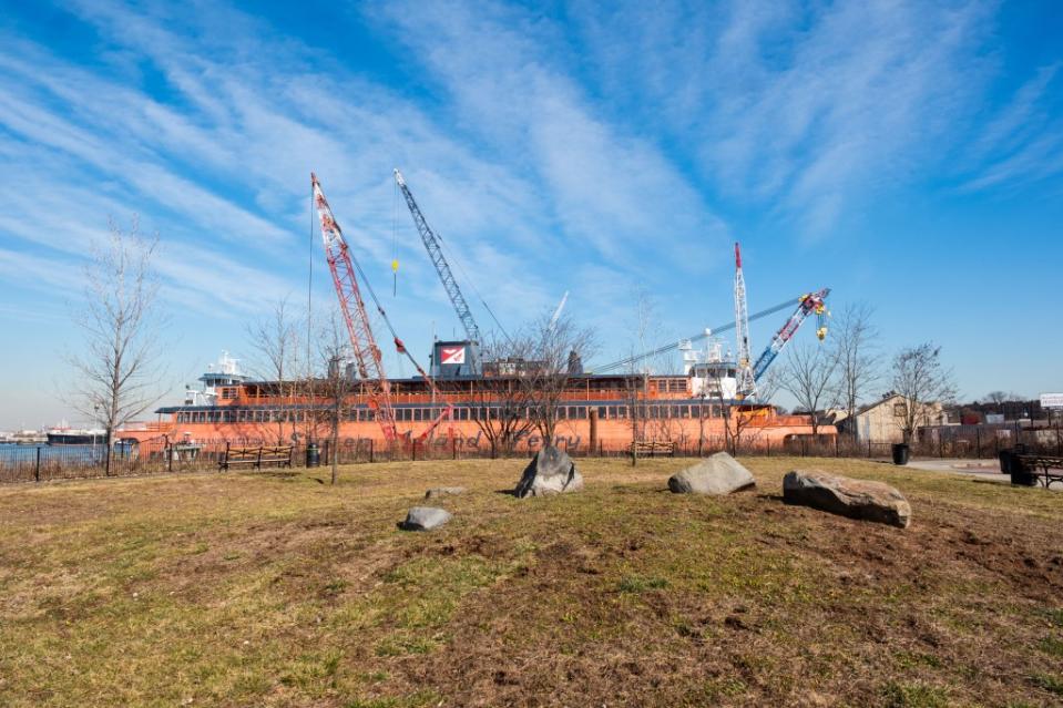 The planned floating nightclub appeared to be an unfunny eyesore with pieces falling from it, the Post recently reported. Gabriella Bass