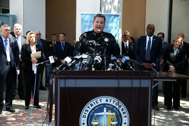 Sacramento County Sheriff Scott Jones announces the arrest on Joseph James DeAngelo on suspicion of being the notorious 'Golden State Killer'