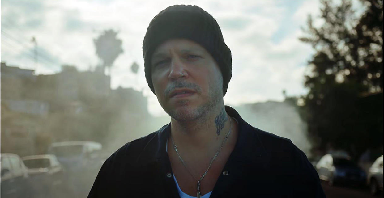 Residente in the music video for 