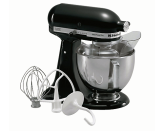 <strong>Kitchen Aid Stand Mixer</strong><br><br>With 300 watts of power and a 4.5-quart stainless steel bowl, this KitchenAid UltraPower Plus Stand Mixer will help you create amazing things. Great accessories include a coated flat beater, dough hook and wire whip so you've got what you need to mix dough, beat egg whites, and more. Available at Best Buy and other major retailers, suggested price $399.99.