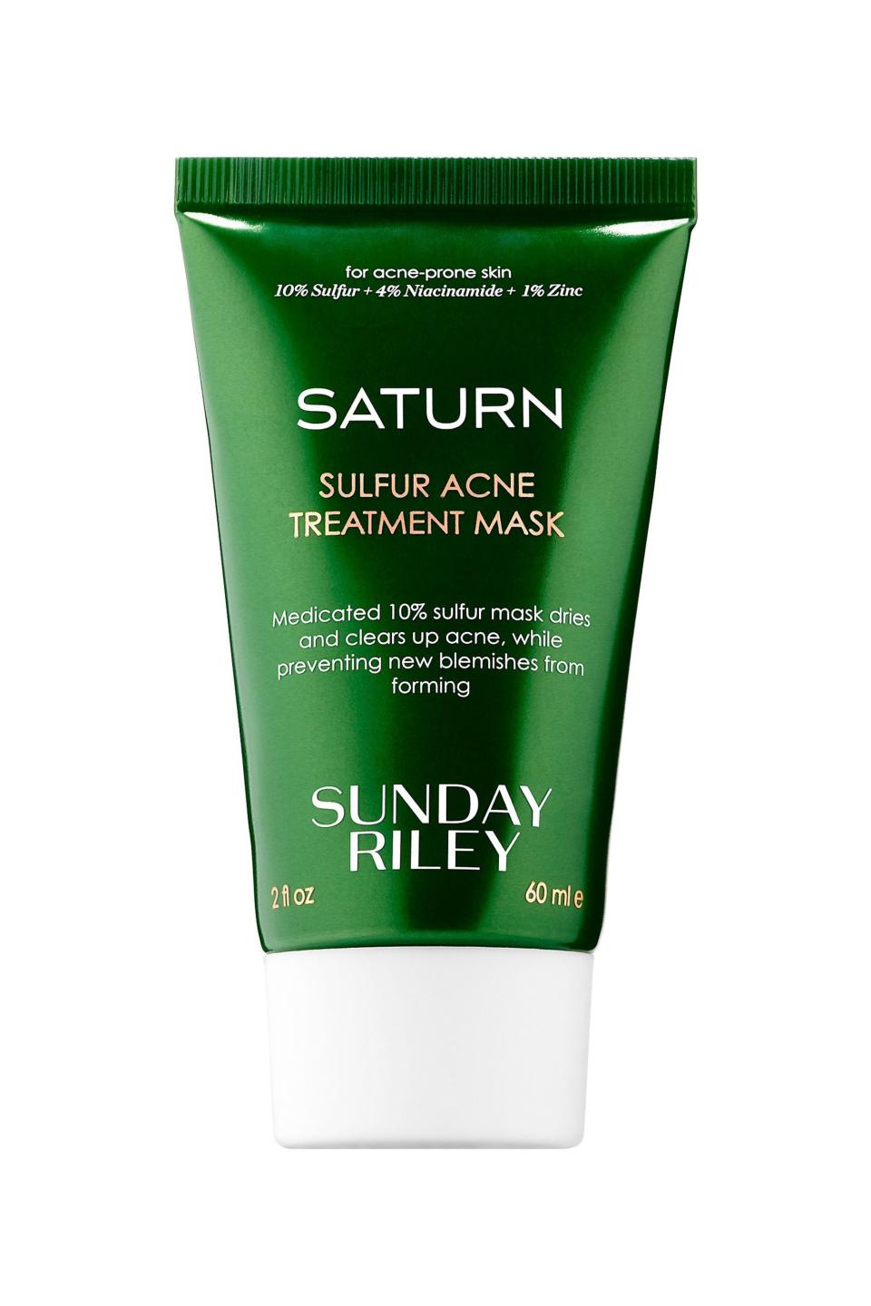 5) Saturn Sulfur Acne Treatment Mask