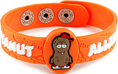 <div class="caption-credit"> Photo by: AllerMates</div><div class="caption-title">AllerMates Allergy Wristbands</div>For campers with food allergies, these bracelets from Allermate are the perfect way to let counselors know what they need to stay away from. <br> <i><a rel="nofollow noopener" href="http://blogs.babble.com/family-style/2012/05/31/12-tools-to-keep-your-kids-safe-this-summer/?pid=21852#slideshow" target="_blank" data-ylk="slk:Get these wristbands;elm:context_link;itc:0;sec:content-canvas" class="link ">Get these wristbands</a></i>