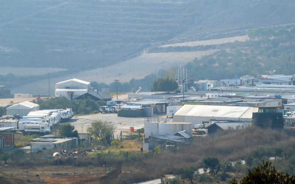 The United Nations base in Lebanon on which Israeli forces opened fire