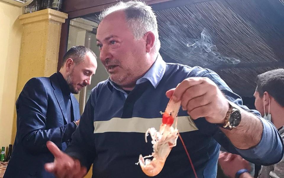 A file photo of Giuseppe Giacalone, the Italian boat captain who was wounded when a Libyan coast guard patrol boat fired 'warning shots' at his vessel - MAX FIRRERI/HANDOUT/EPA-EFE/Shutterstock