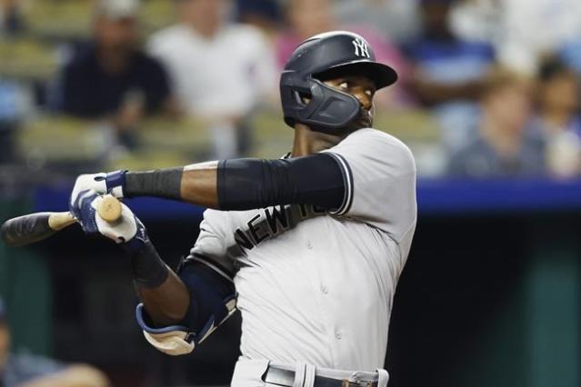 Montas wins season debut and Yankees clinch 31st winning season by beating  Royals 5-2