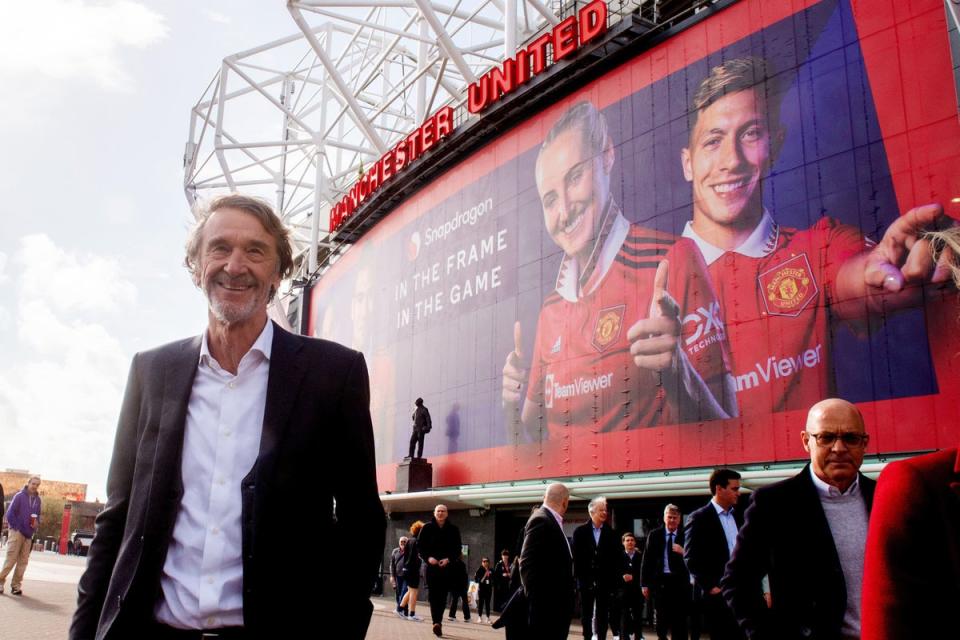 Sir Jim Ratcliffe has bought 25 per cent of man utd (PA Wire)