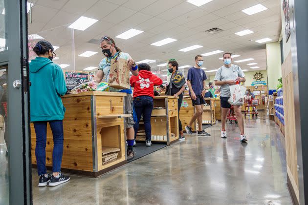 A Trader Joe's store in Miami, Florida. The store in Hadley, Massachusetts, could be the first of the chain's locations to form a union. (Photo: Jeff Greenberg via Getty Images)