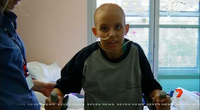 Nikki Quinn was diagnosed with leukemia aged just 13. Photo: 7News