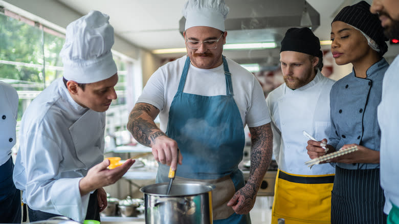 chefs watching chef