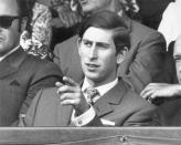 <p>Prince Charles watching a match in June 1970.</p>