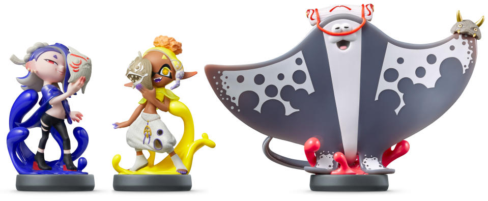 Así de geniales serán los amiibo de Deep Cut de Splatoon 3