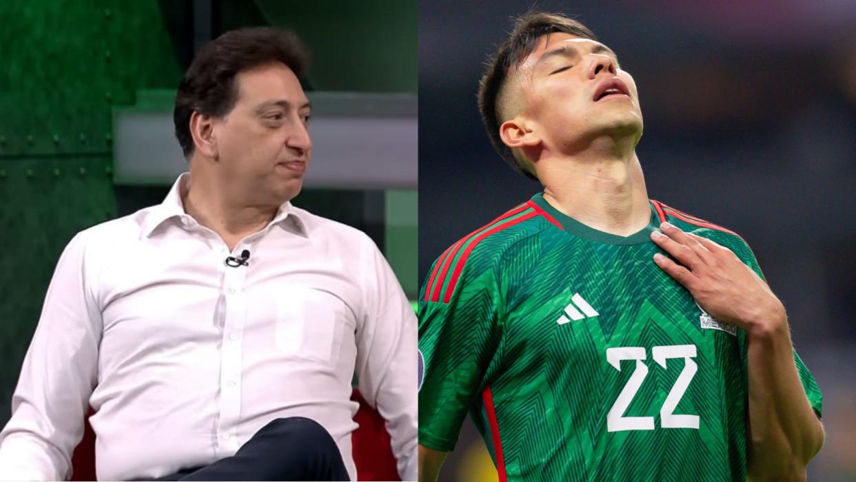 Enrique Burak no tuvo piedad con la Selección Mexicana. (Captura de Youtube TUDN/Getty Images)