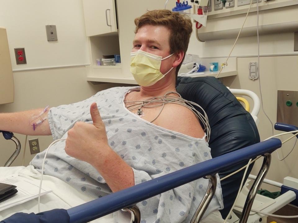 T.J. Korey took a bullet in the buttocks while riding a Divvy bike near the West Loop.