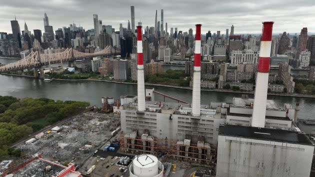 The Ravenswood Generating Station in Astoria, Queens, is New York City's largest fossil-fueled power plant. 